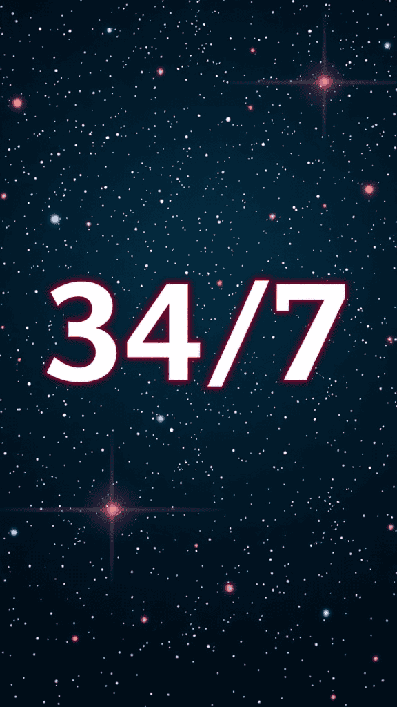 34 7 numerology meaning